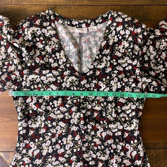 P.B. Michaels Ditsy Floral Cottagecore Retro Inspired Rayon Romper Women’s Small - Picture 8 of 10